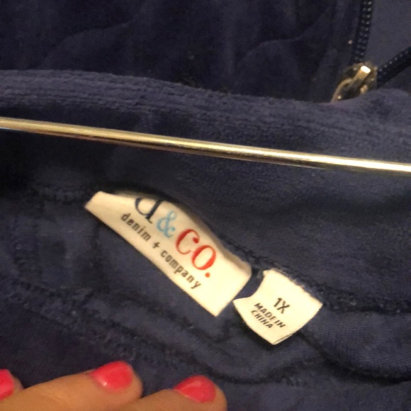 Jacket & pant set Blueberry color lounge set: 1X beautiful outfit - Picture 9 of 11